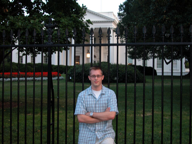 Me in front of the White House